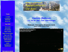 Tablet Screenshot of castionmeteo.it